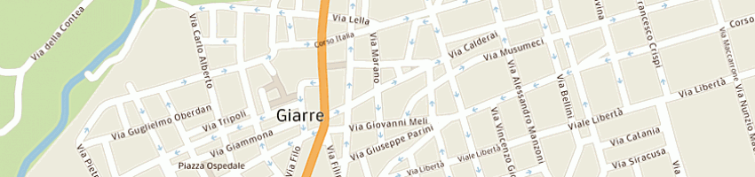 Mappa della impresa furnari salvatore a GIARRE