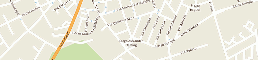 Mappa della impresa la puglisi srl a GIARRE