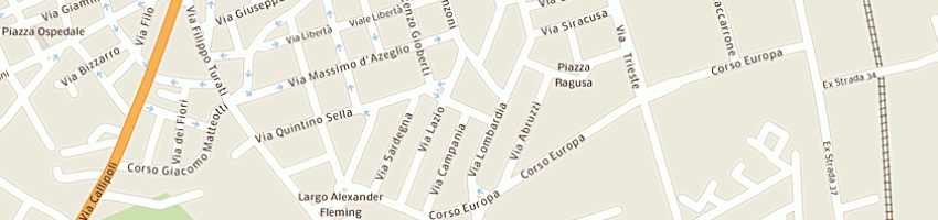 Mappa della impresa agatino salvatore a GIARRE
