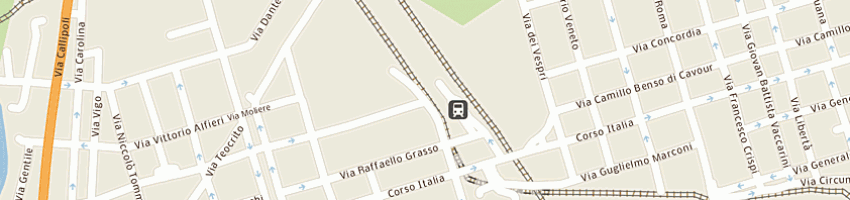 Mappa della impresa trombetta giuseppe a GIARRE