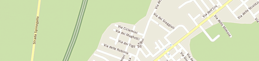 Mappa della impresa la garderie soc coop a rl a SIRACUSA