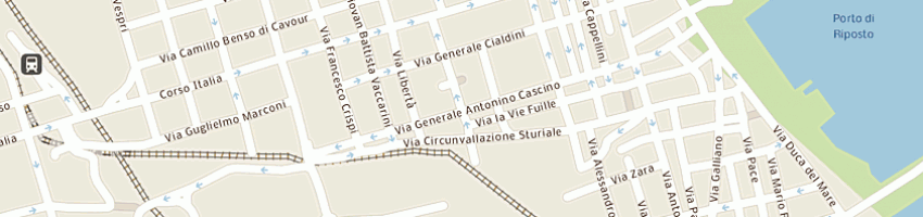 Mappa della impresa joniagel di sorbello alfio e c snc a RIPOSTO
