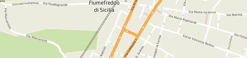 Mappa della impresa algitre snc di trefiletti giustino e c a FIUMEFREDDO DI SICILIA