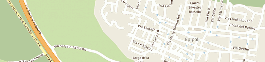 Mappa della impresa centro servizi di di paola alessandro a SIRACUSA