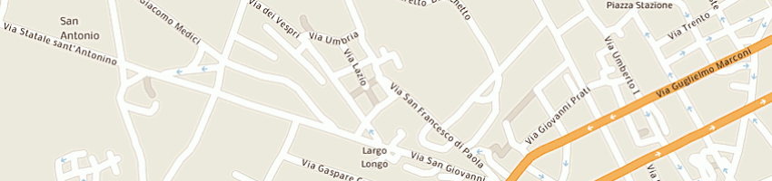 Mappa della impresa puliafito grazia a BARCELLONA POZZO DI GOTTO