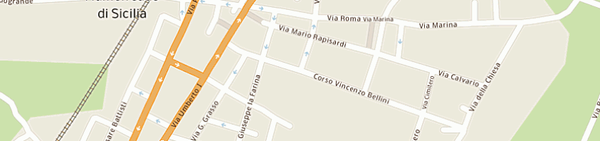 Mappa della impresa grasso francesco a FIUMEFREDDO DI SICILIA