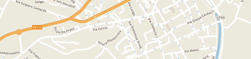 Mappa della impresa corpo forestale comando distaccamento a BARCELLONA POZZO DI GOTTO