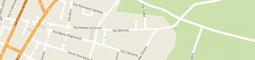 Mappa della impresa panificio antico forno di grasso francesco e c - snc a FIUMEFREDDO DI SICILIA