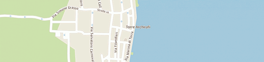 Mappa della impresa ristorante la terrazza di privitera rosario a RIPOSTO