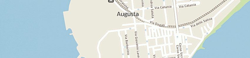 Mappa della impresa vivian di giuseppe santanello e c a AUGUSTA