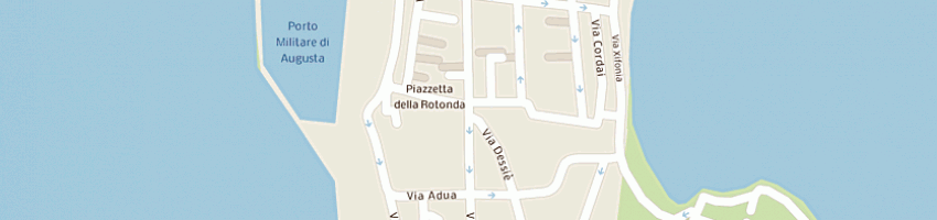 Mappa della impresa i calzaiuoli d'italia srl a AUGUSTA