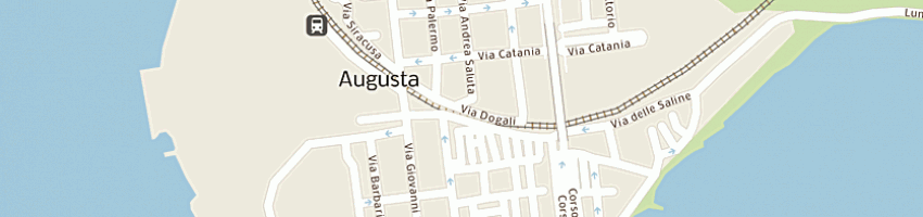 Mappa della impresa milluzzo gaetano a AUGUSTA