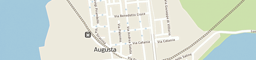 Mappa della impresa teamwork di bonomo p guardo d connelli g e d snc a AUGUSTA
