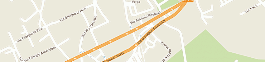 Mappa della impresa calcestruzzi spa a MESSINA