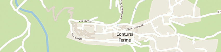 Mappa della impresa unita' operativa salute mentale a a CONTURSI TERME