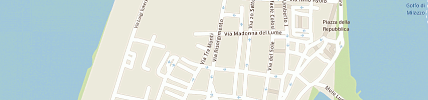 Mappa della impresa punto pelle di italiano antonino a MILAZZO