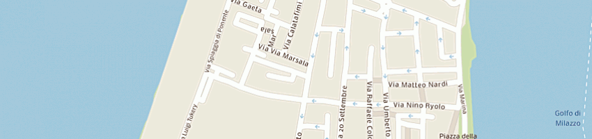 Mappa della impresa milazzo antonino a MILAZZO