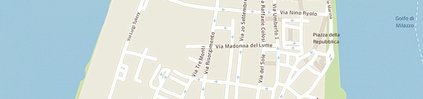 Mappa della impresa molonia e davi' a MESSINA
