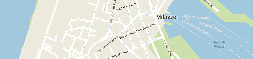 Mappa della impresa intertek caleb brett srl a MILAZZO