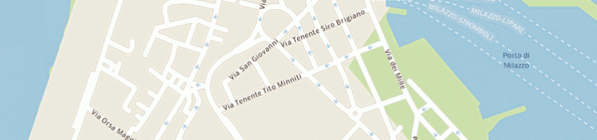 Mappa della impresa pignolone gomme di puglisi antonino e c sas a MILAZZO