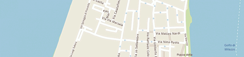 Mappa della impresa primapagina di formica alessandro a MILAZZO