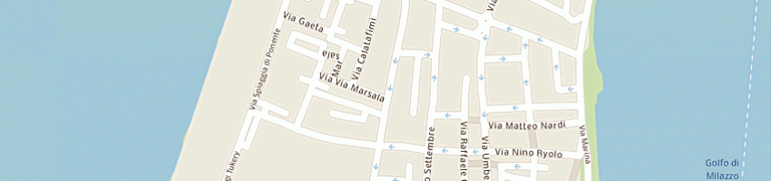 Mappa della impresa cusumano giuseppe a MILAZZO