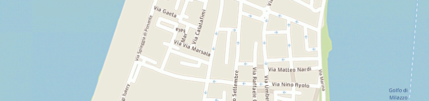 Mappa della impresa manicastri felicia a MILAZZO