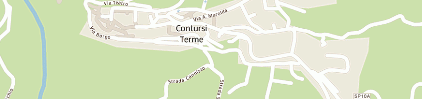 Mappa della impresa mazzitelli ing orfeo gas srl a CONTURSI TERME