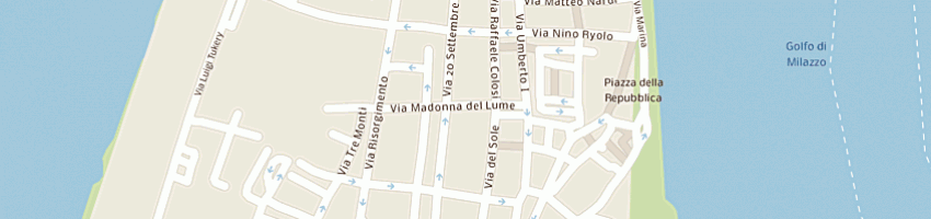 Mappa della impresa mellina fabrizio a MILAZZO