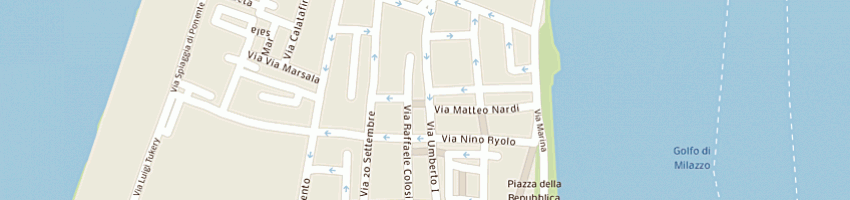 Mappa della impresa sciotto francesco a MILAZZO