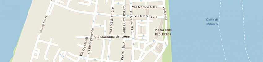 Mappa della impresa franknora atelier a MILAZZO