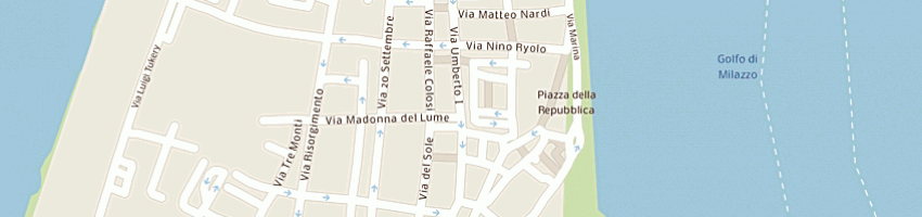 Mappa della impresa nirvana srl a MILAZZO