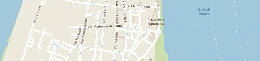 Mappa della impresa fabrizio franzini a MILAZZO