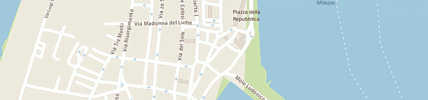 Mappa della impresa max italia spa a MILAZZO