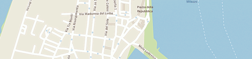 Mappa della impresa copiyng service snc a MILAZZO