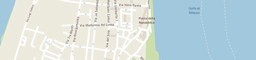 Mappa della impresa euroservice di rugolo stefano a MILAZZO