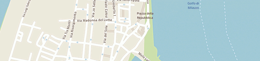 Mappa della impresa lo duca giovanni a MILAZZO