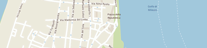 Mappa della impresa enzo russo sas di vincenzo russo e c a MILAZZO