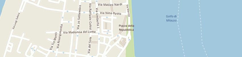 Mappa della impresa atelier melody snc di lepro pietro a MILAZZO