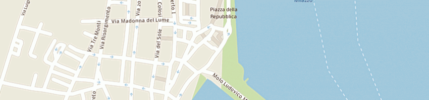 Mappa della impresa polizia a MILAZZO