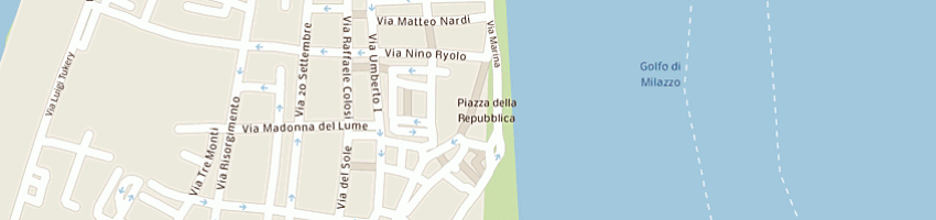 Mappa della impresa bono stefano a MILAZZO