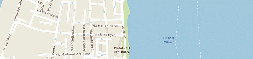 Mappa della impresa sinmar srl a MILAZZO