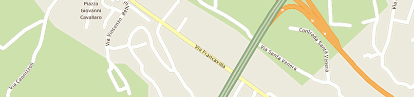 Mappa della impresa filippello antonino a TAORMINA