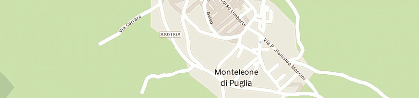 Mappa della impresa parrucchiere ricci e capricci di colangelo maria a MONTELEONE DI PUGLIA