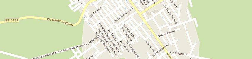 Mappa della impresa bar delle vergini a SAN PAOLO DI CIVITATE