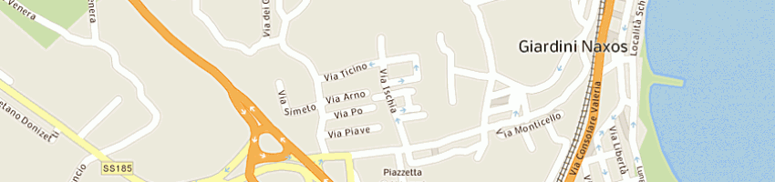 Mappa della impresa cr impianti di cacciola e ruccella snc a GIARDINI NAXOS