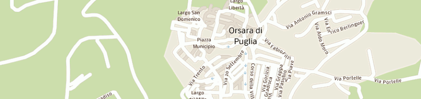 Mappa della impresa associazione culturale pane e salute a ORSARA DI PUGLIA