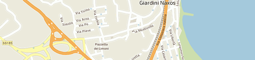 Mappa della impresa sardisco lucia a GIARDINI NAXOS