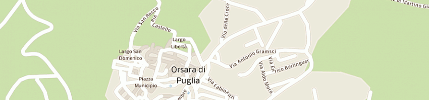 Mappa della impresa azienda unita' sanitaria locale fg 3 a ORSARA DI PUGLIA