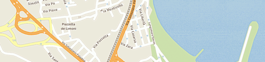 Mappa della impresa vinciguerra giuseppe a GIARDINI NAXOS